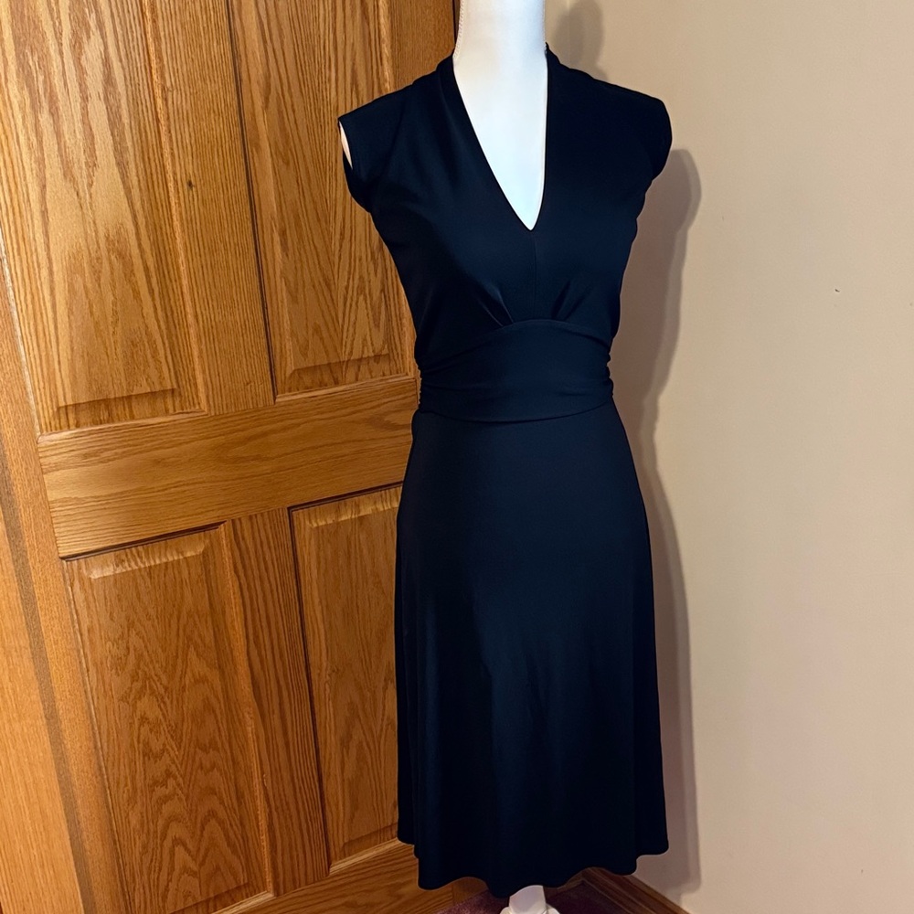 Kenneth Cole Reaction Black Midi Dress